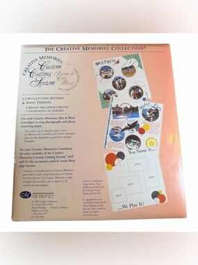 Creative Memories Custom Cutting System 3 Circle Cutting Patterns